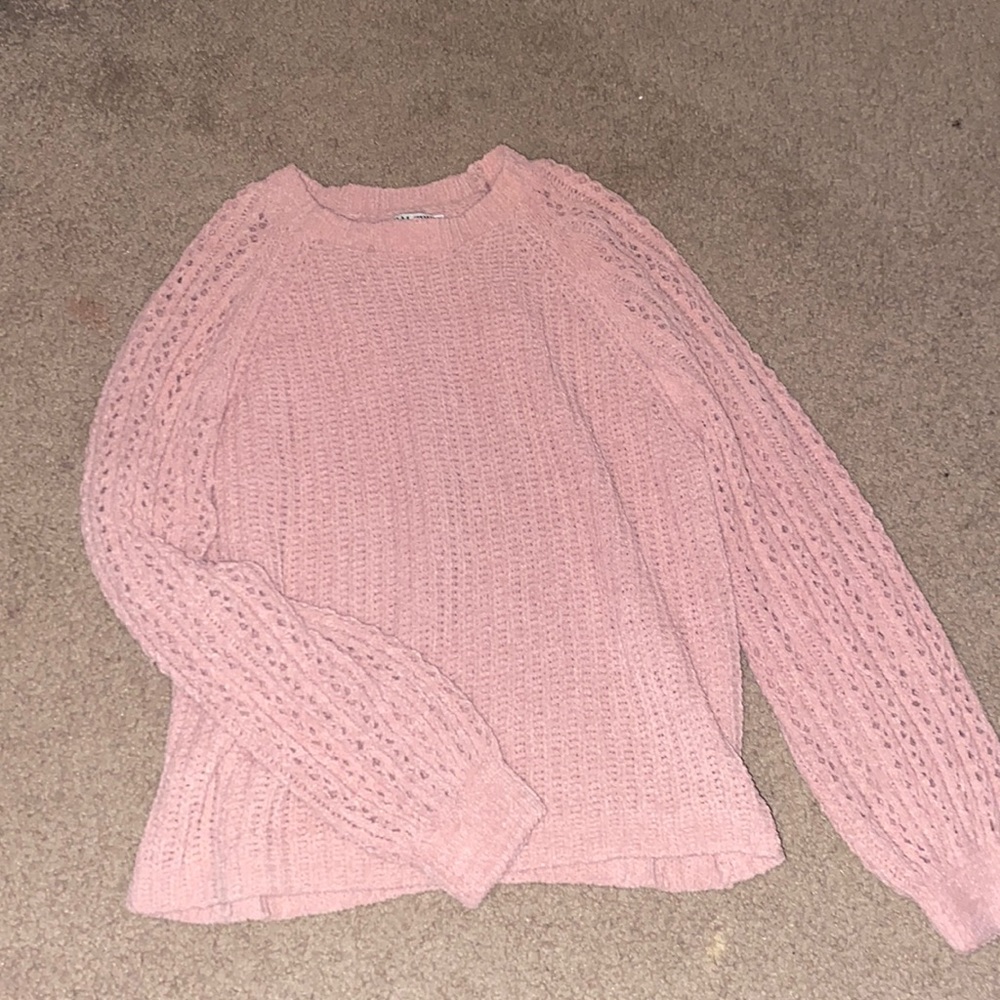 Pink sweater
